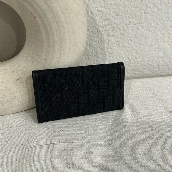 Christian Dior Coated Black Key Case Coin Pouch - Picture 2 of 9